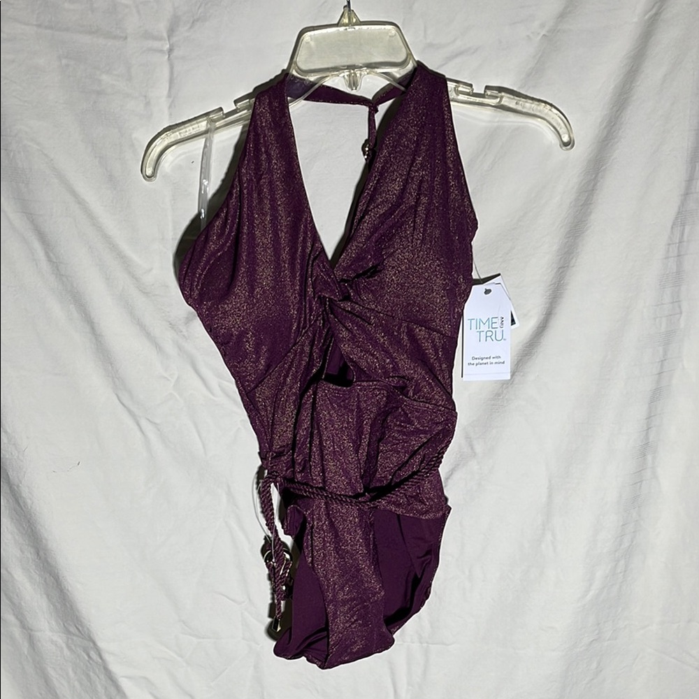 Purple One-Piece Swimsuit